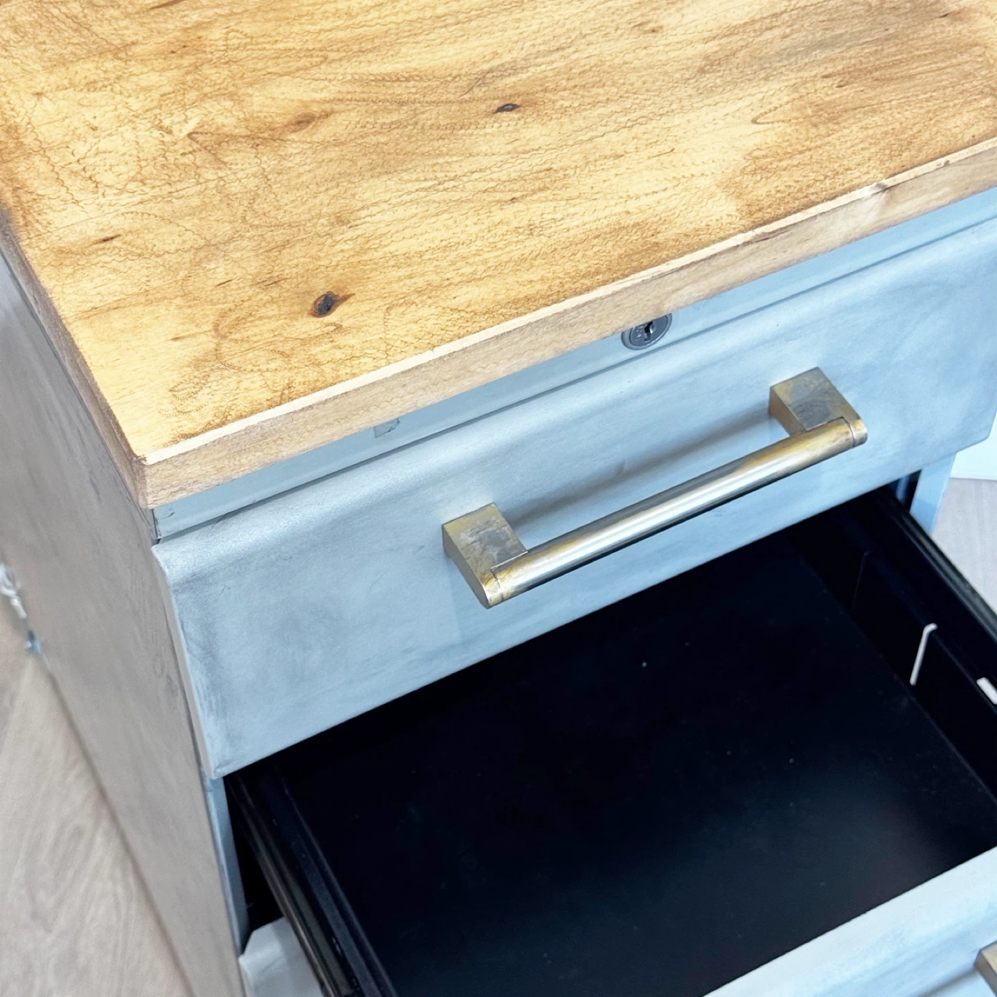 COMBO: Industrilal  cabinet + vintage maritime bulkhead light - photo 5