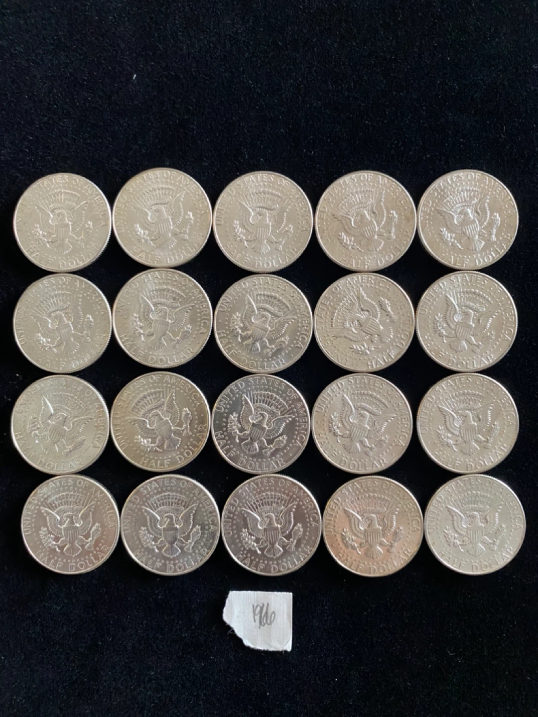 Uncirculated 40% silver Half Dollar Coins - photo 2
