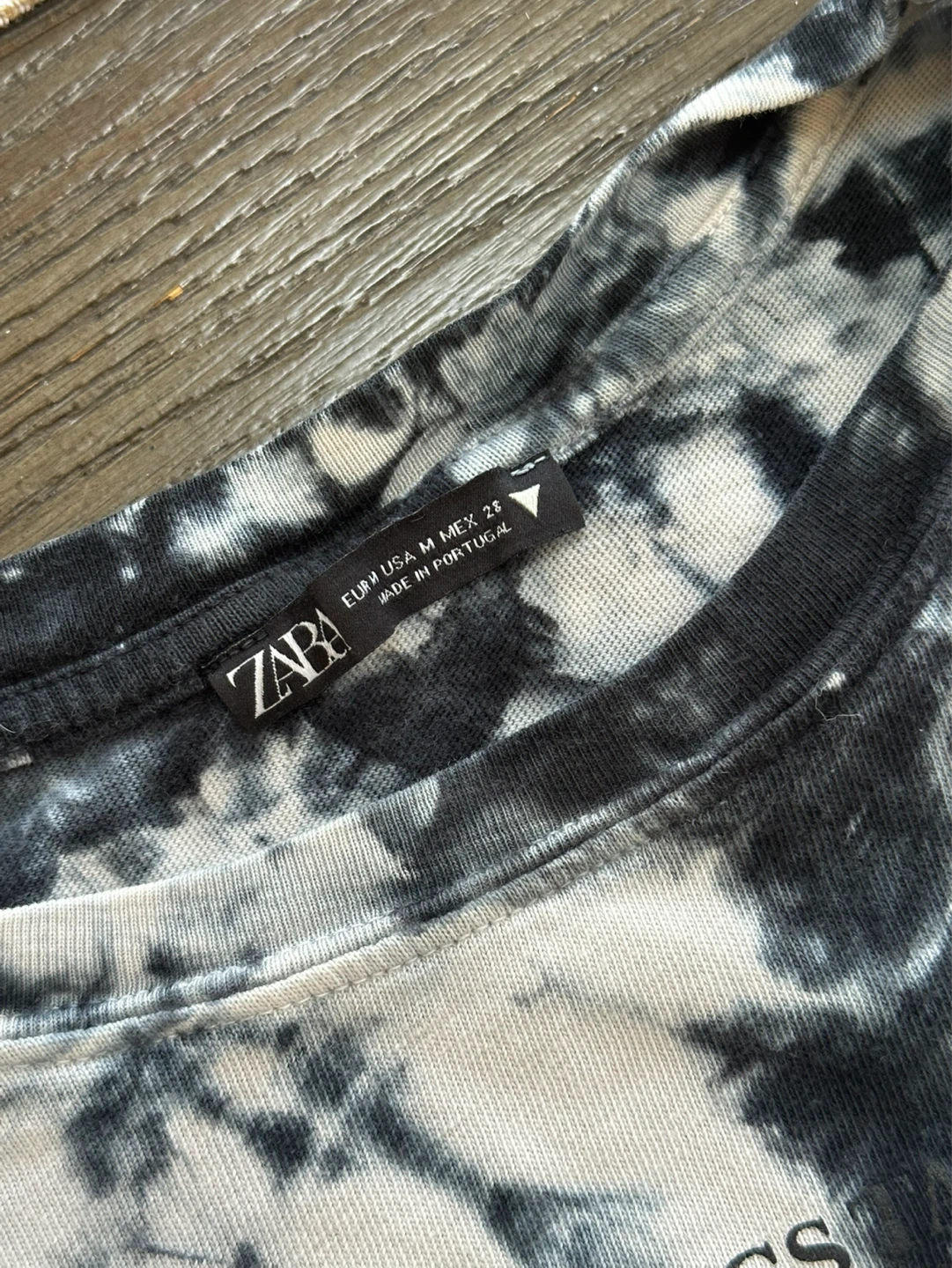 Tie-Dye Cropped T-Shirt - Size M - photo 3