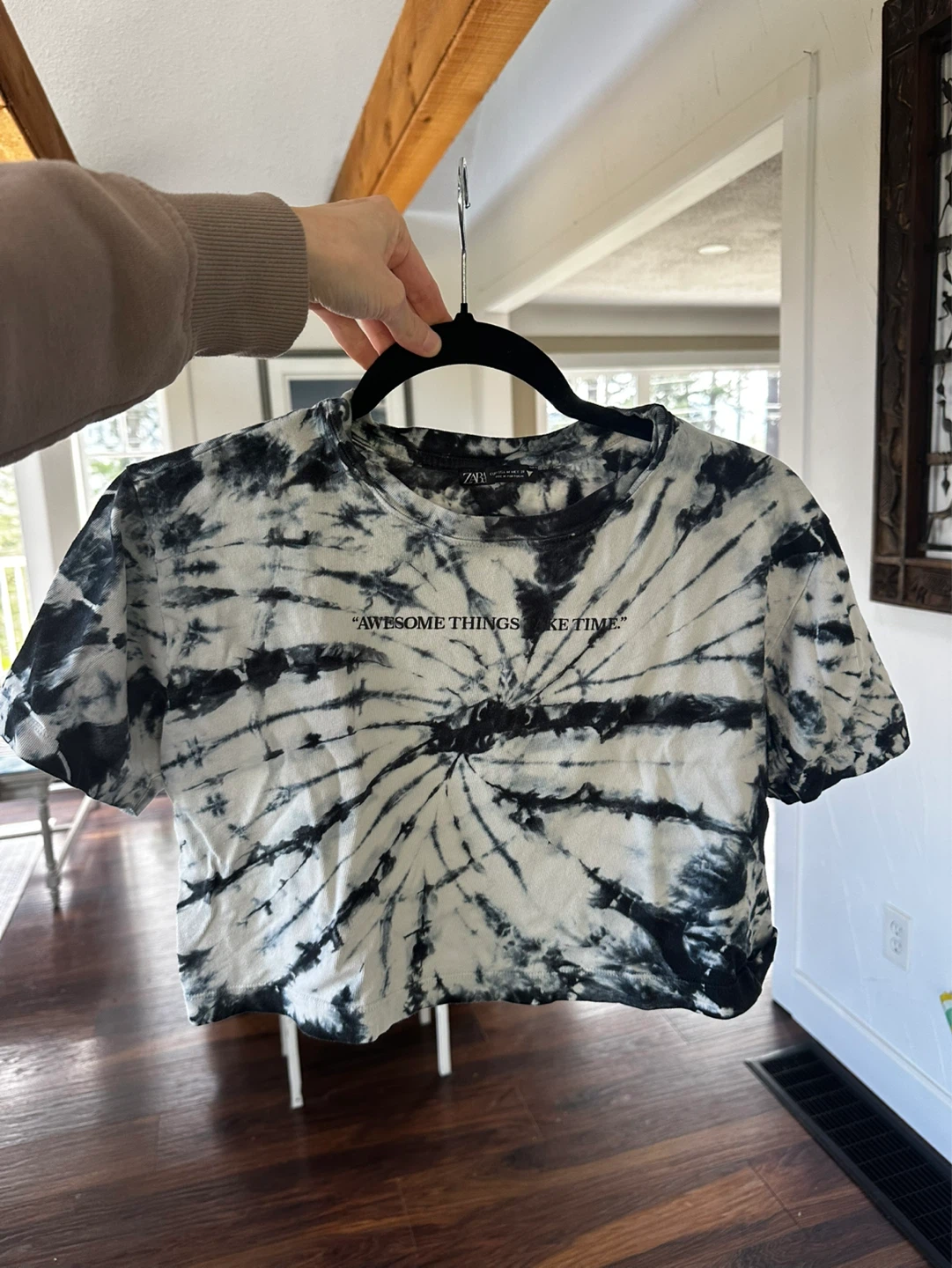Tie-Dye Cropped T-Shirt - Size M