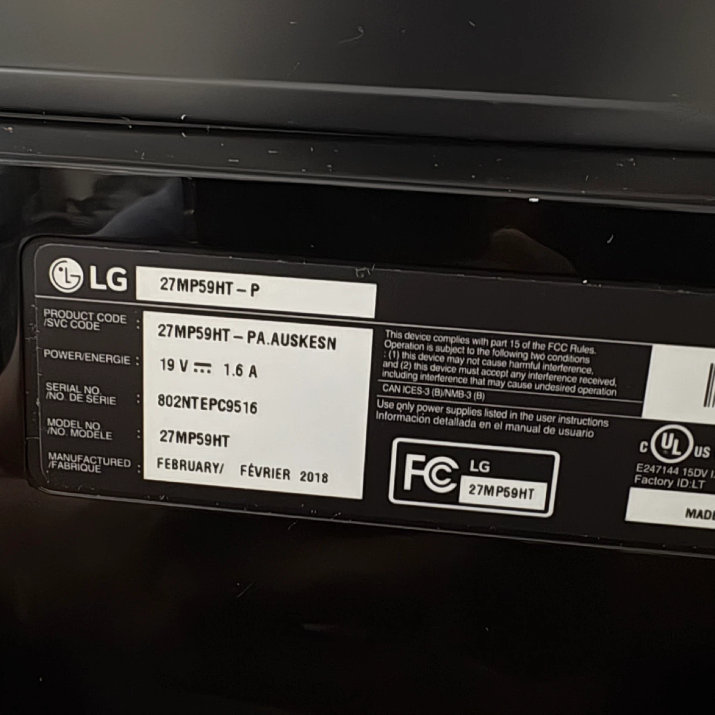 LG 27MP59HT-P 27-inch IPS LED Monitor - photo 3