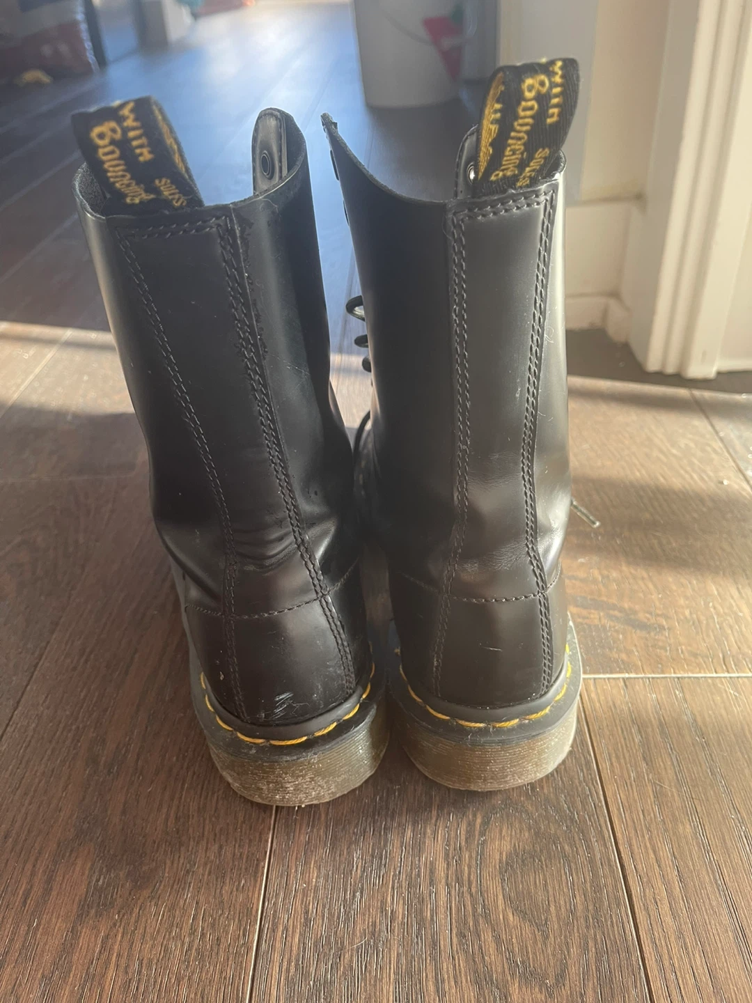Dr. Martens 1460 Smooth Leather Boots Black Size 38 - photo 3