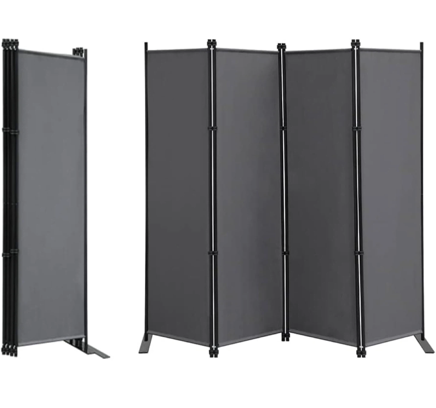 Foldable 4-Panel Room Divider set of 2 - photo 2
