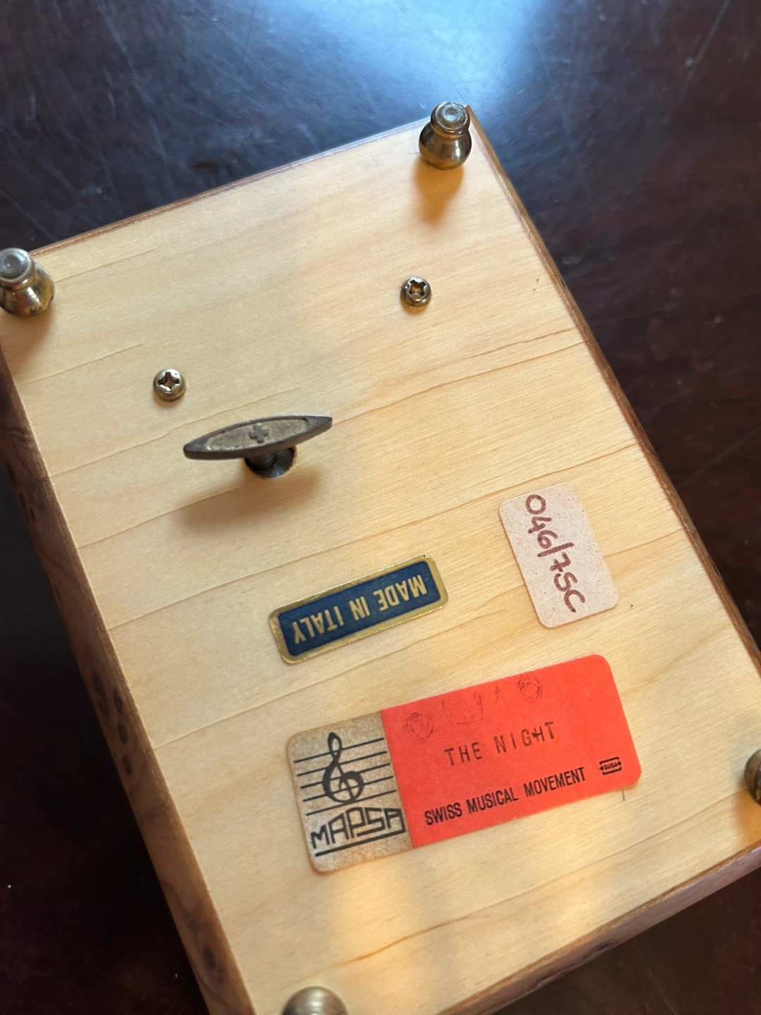 Vintage "The Night" Swiss Musical Movement Jewelry Box - photo 3