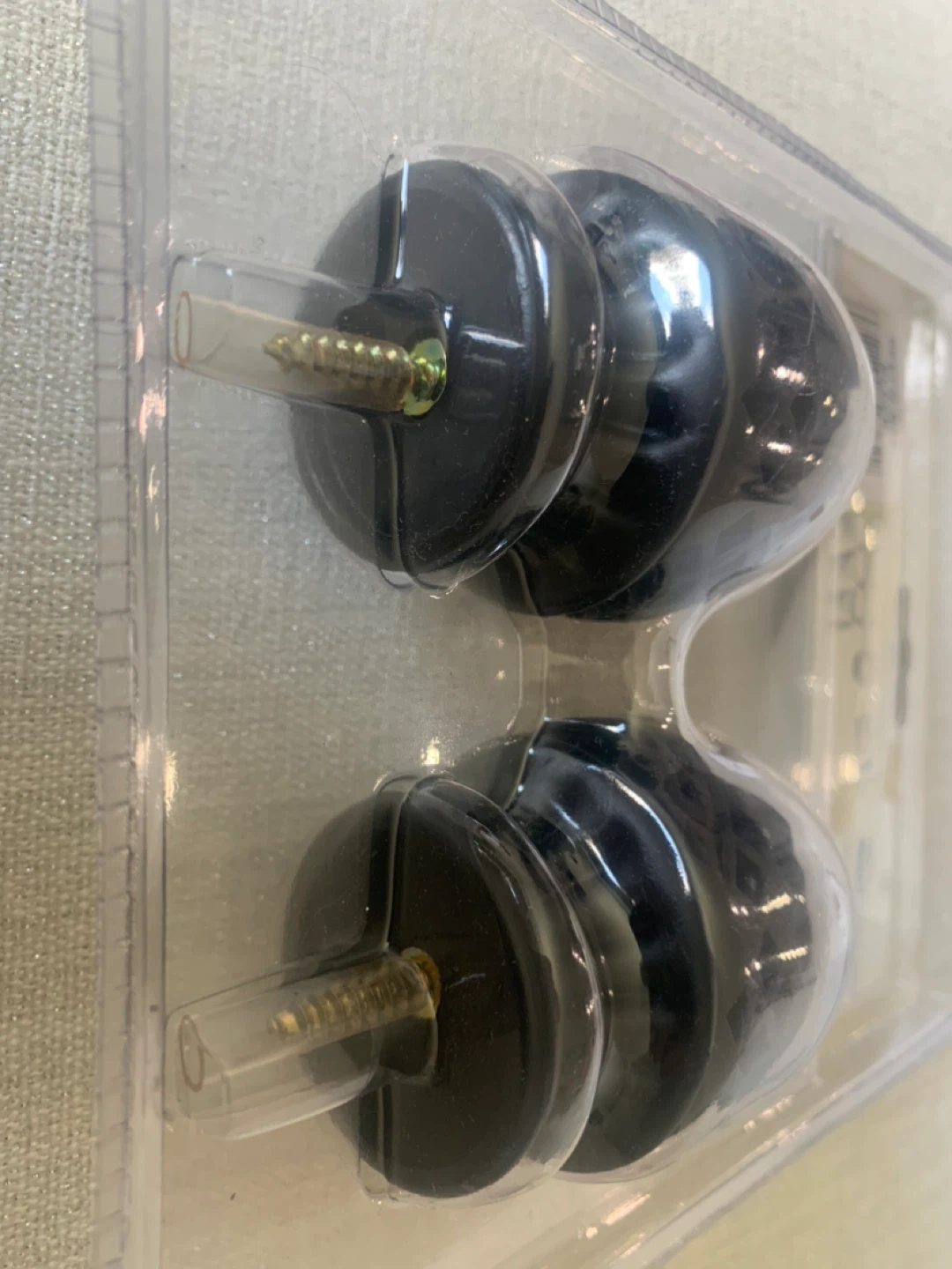 Kirsch Black Florone Finials Set of 2 - photo 4