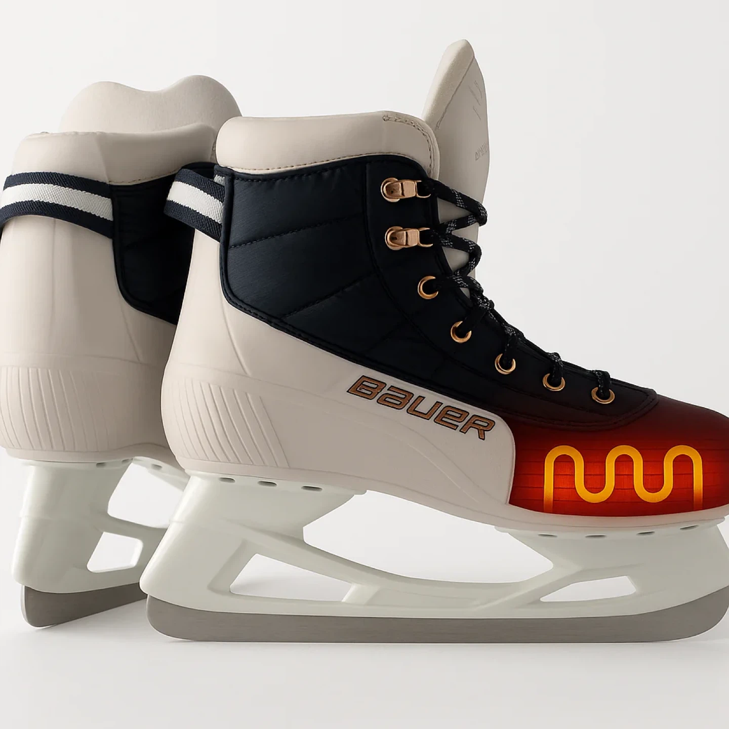 Bauer Radiant Heated Skates — Unisex, Size 8, BRAND NEW!