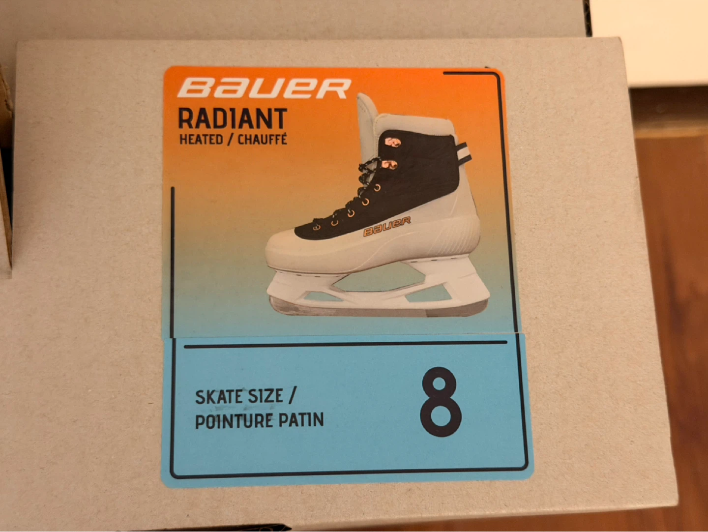 Bauer Radiant Heated Skates — Unisex, Size 8, BRAND NEW! - photo 3
