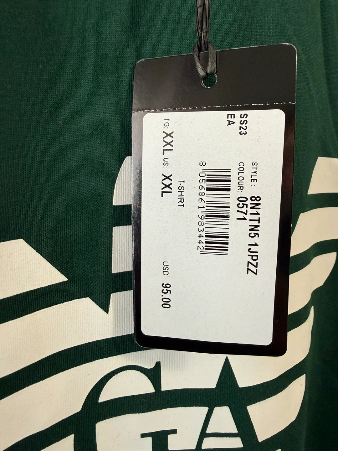 Emporio Armani T-Shirt - Green - XXL - photo 2