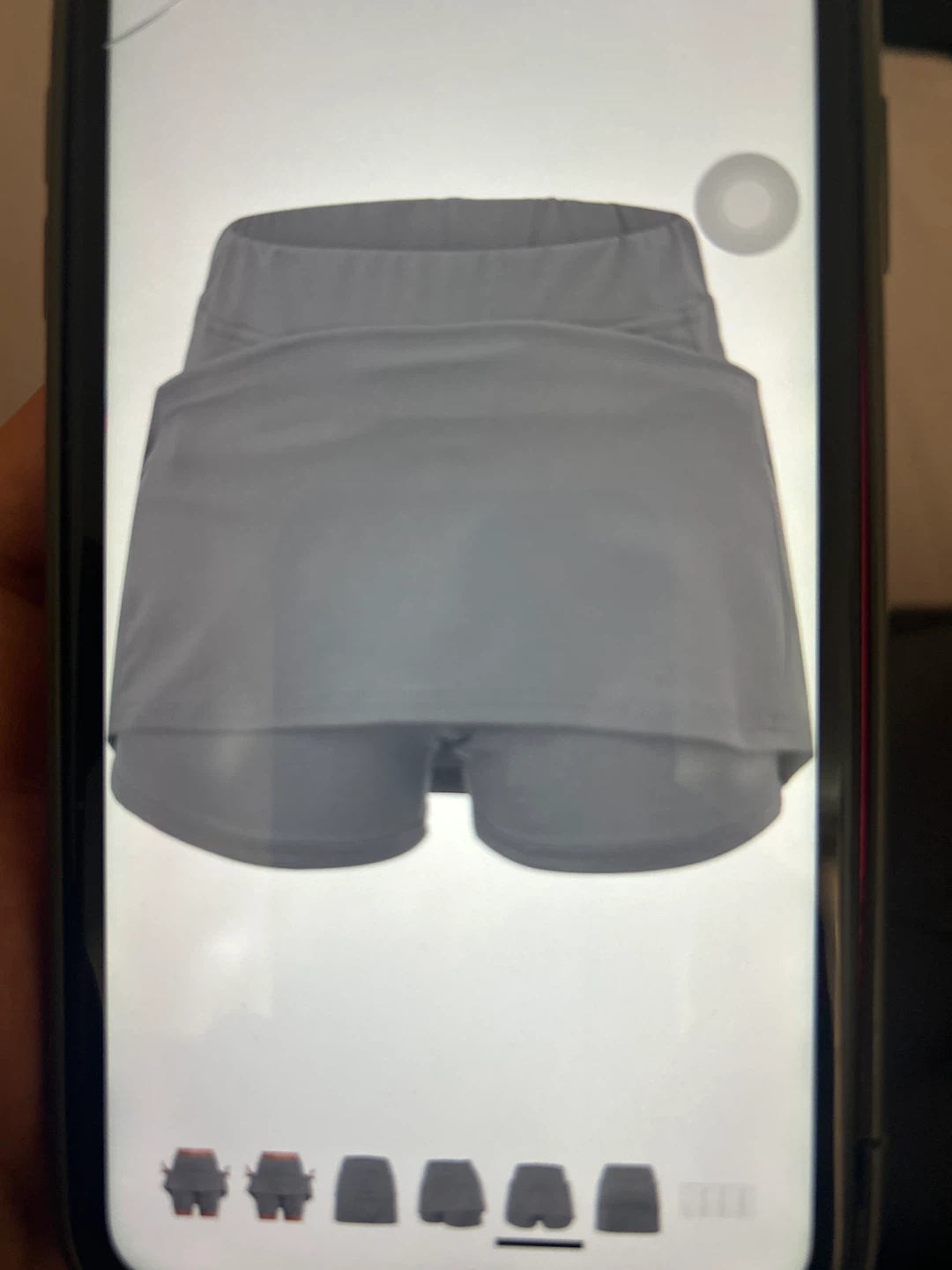 Women's Athletic Skirt with Shorts