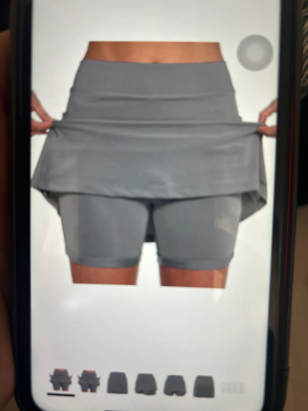 Women's Athletic Skirt with Shorts - photo 2