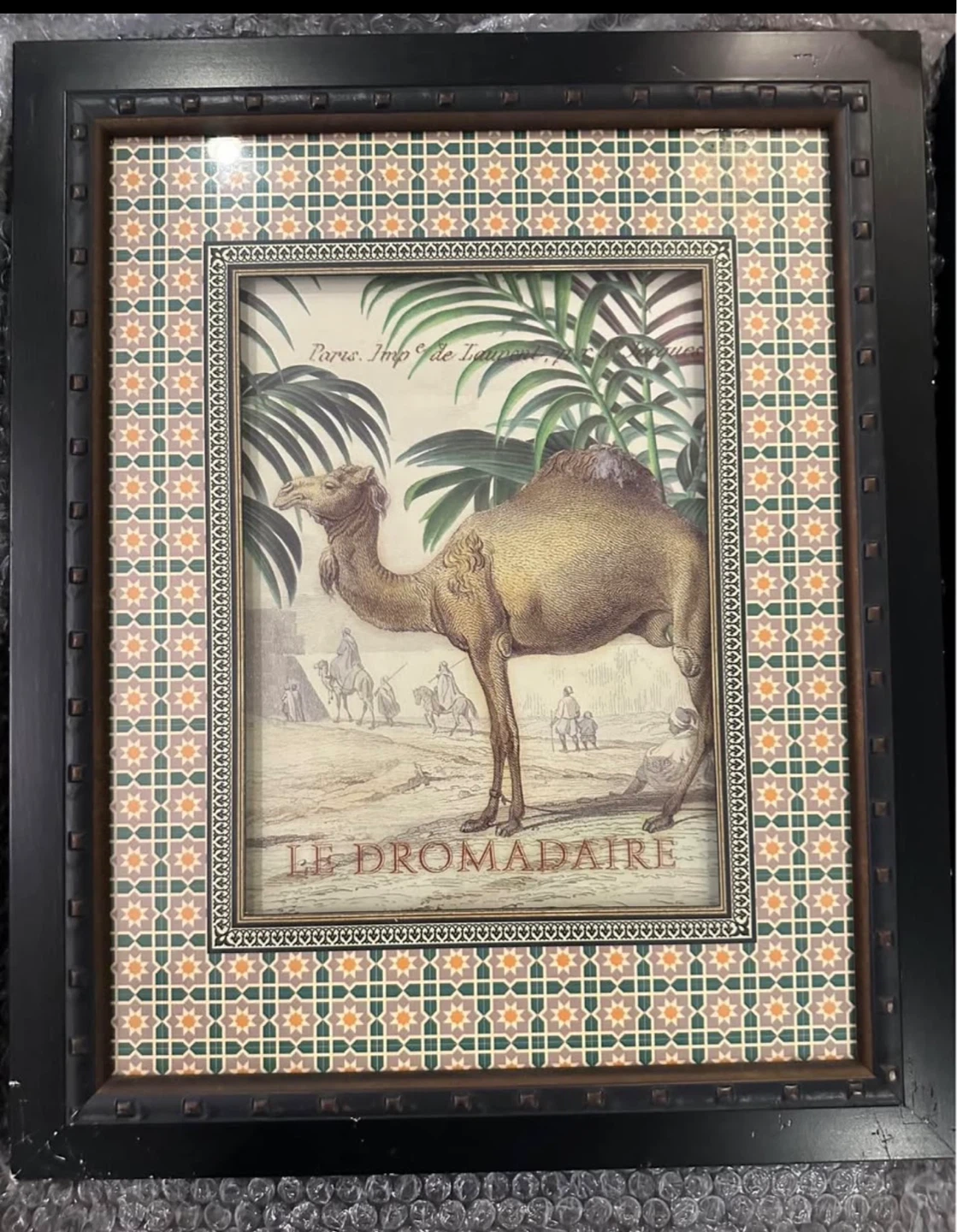 Set of 4 Framed Botanical Prints with Animals - photo 4