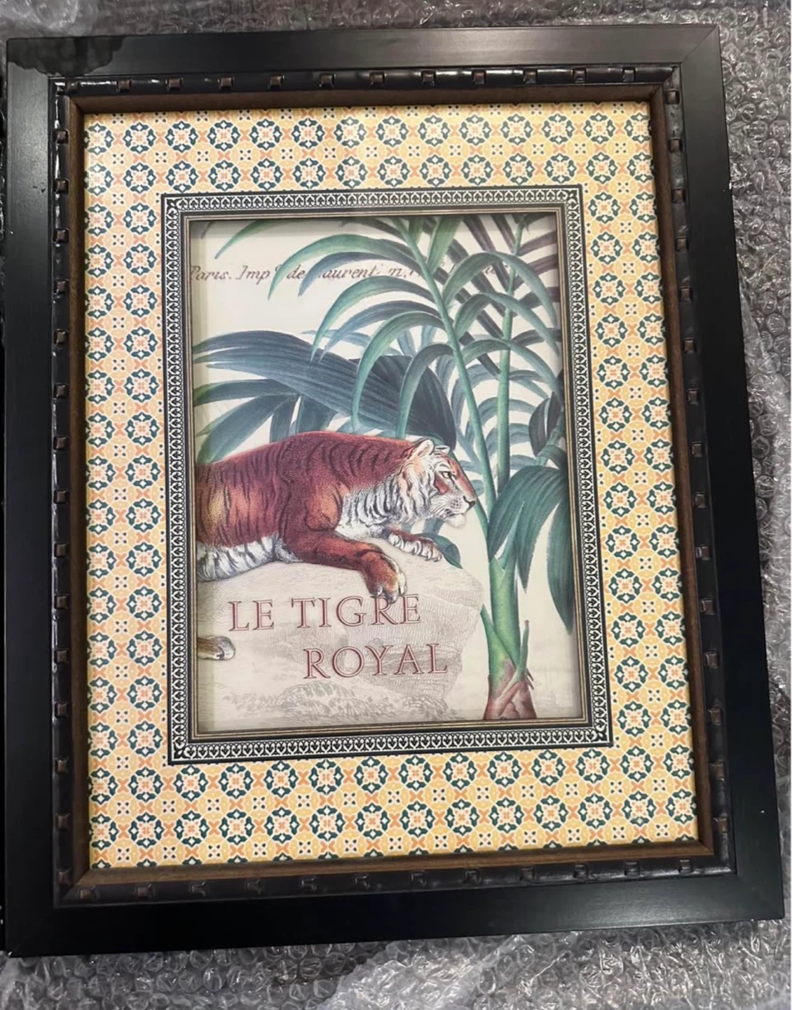 Set of 4 Framed Botanical Prints with Animals - photo 5