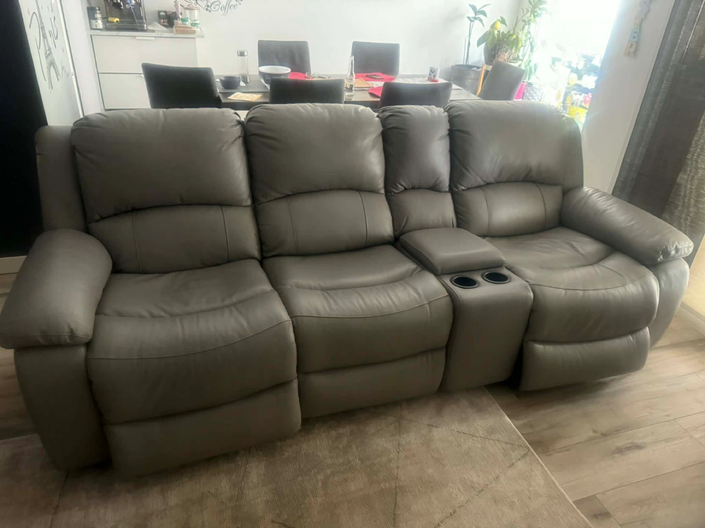 Leather Recliner – Like New (3 months old)