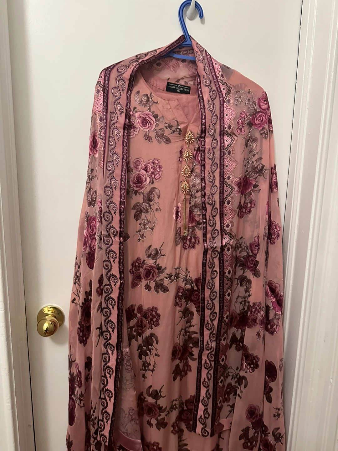 Pink Floral Print Outfit