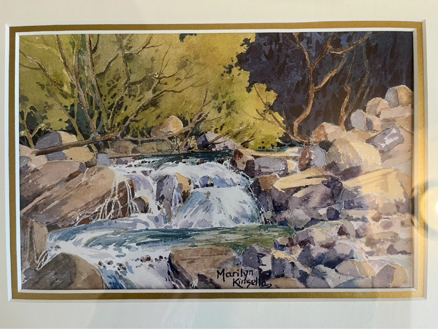 Art- Print of an Original Watercolour by Marilyn Kinsella - photo 2