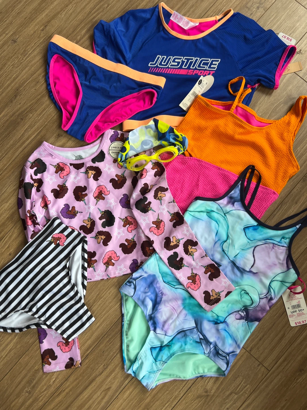 Girls size large swimming bundle