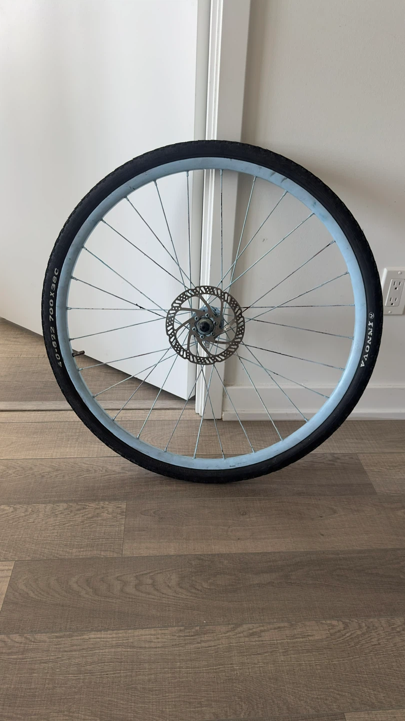 700c Bike Wheel with Disc Brake Rotor and Innova Tire