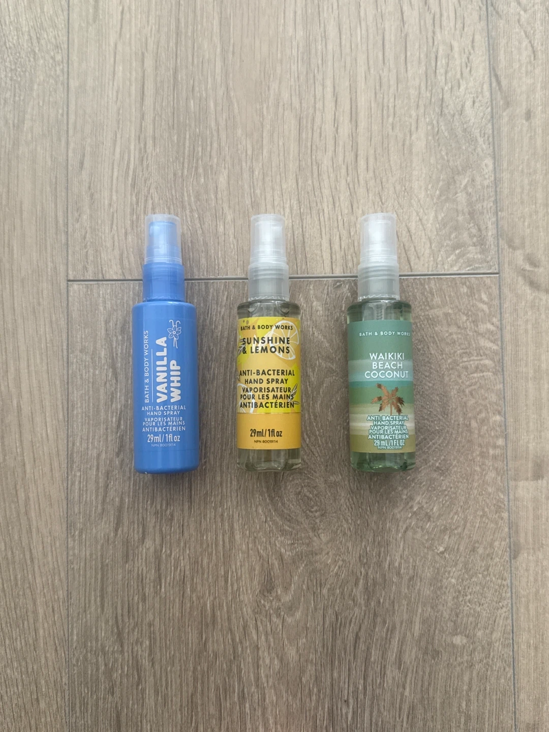 Bath & Body Works Anti-Bacterial Hand Sprays New