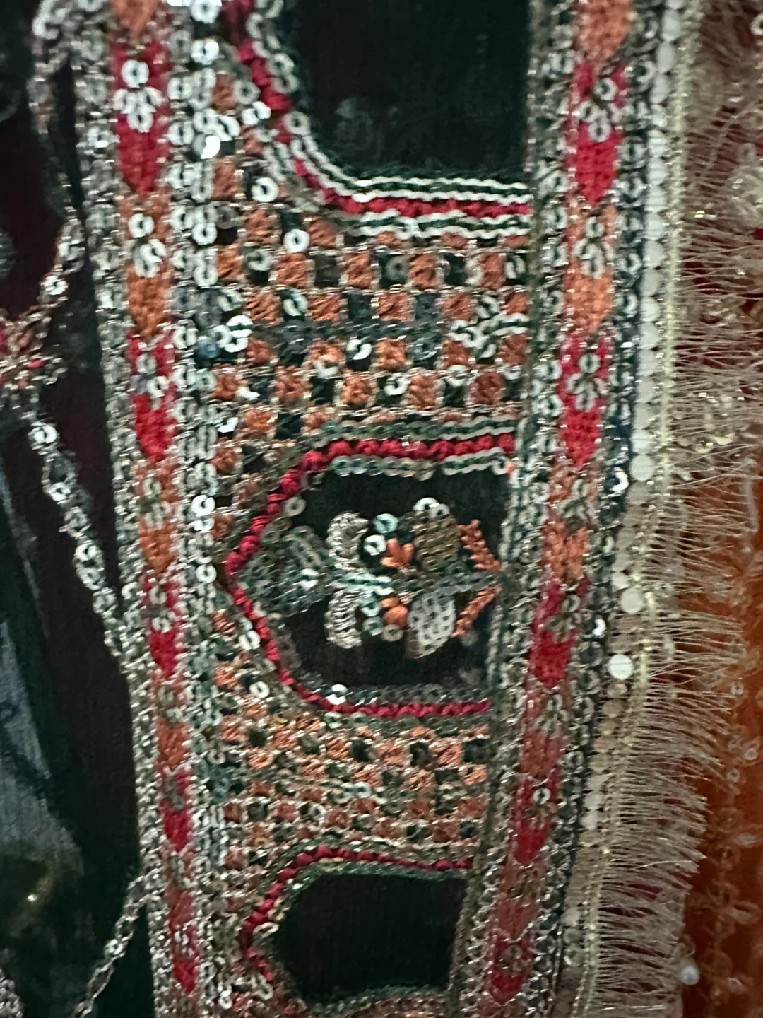 Embellished long dress for Mehndi - photo 4