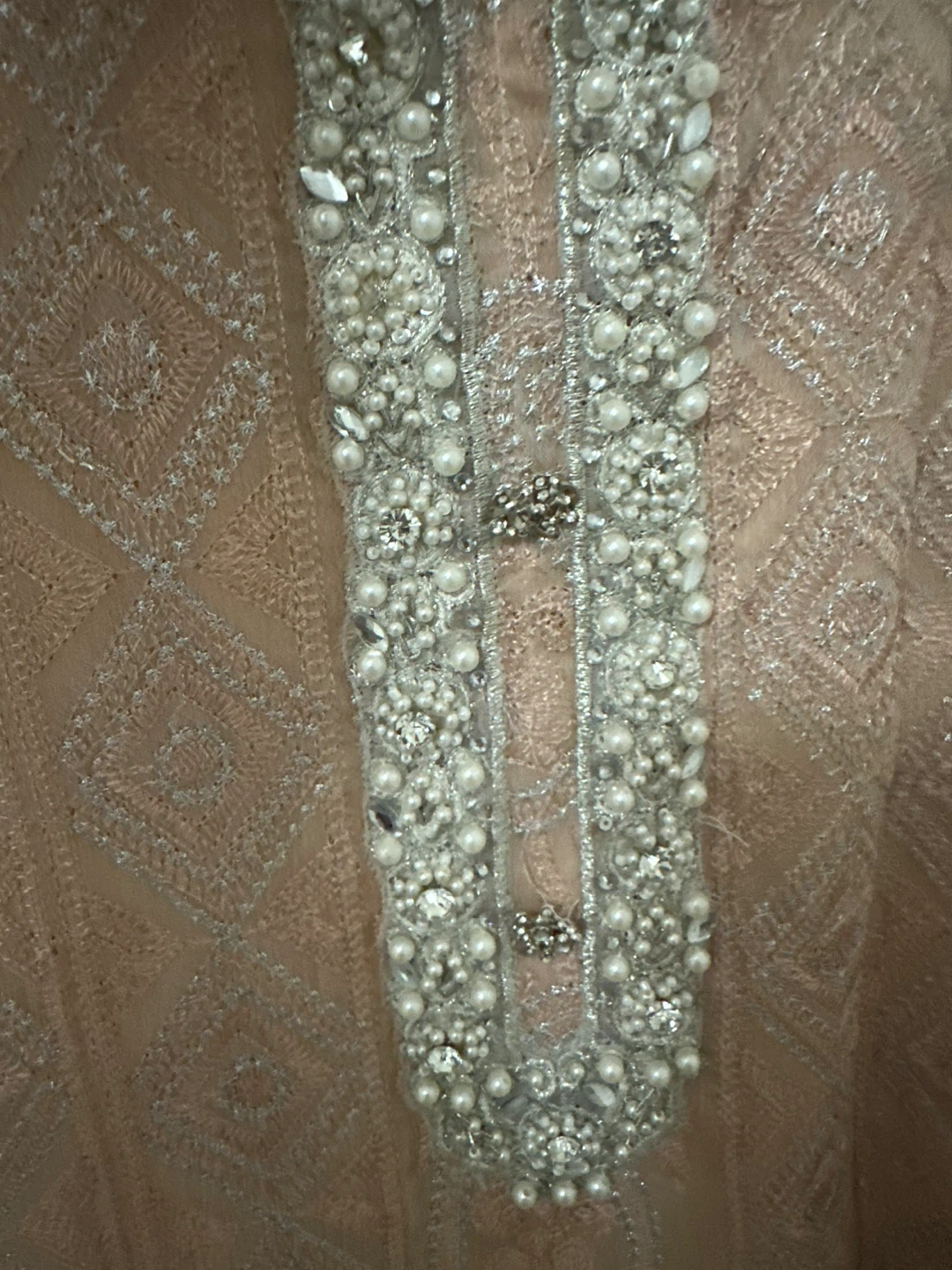 Embroidered long dress - photo 2