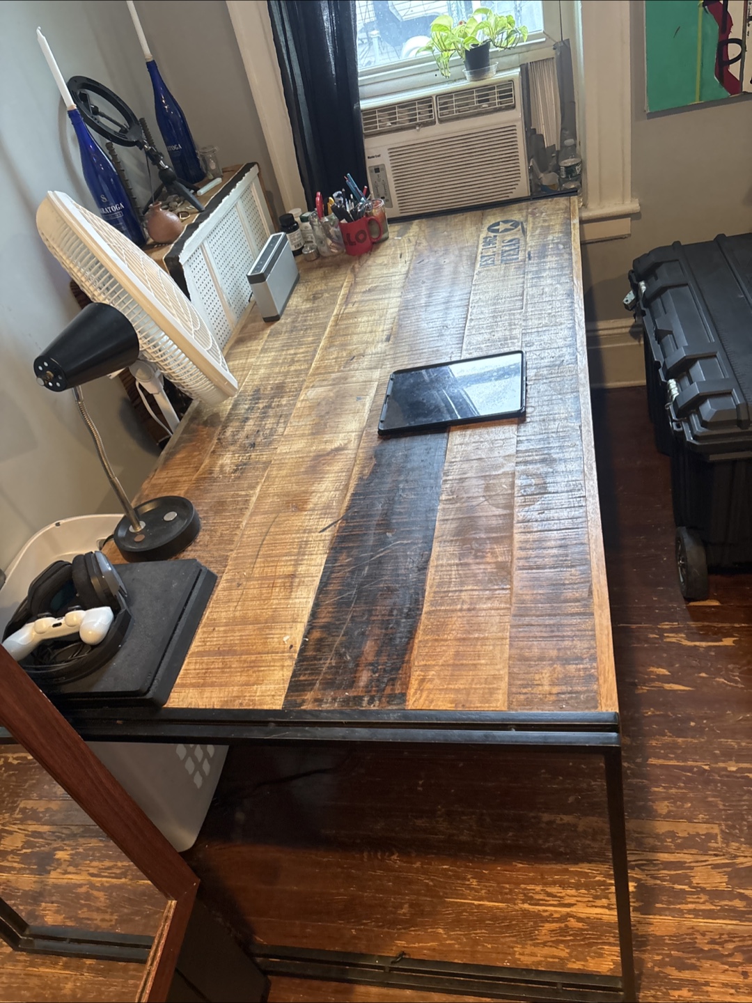 Large Wood Table (Dining, Painting, work) - photo 2