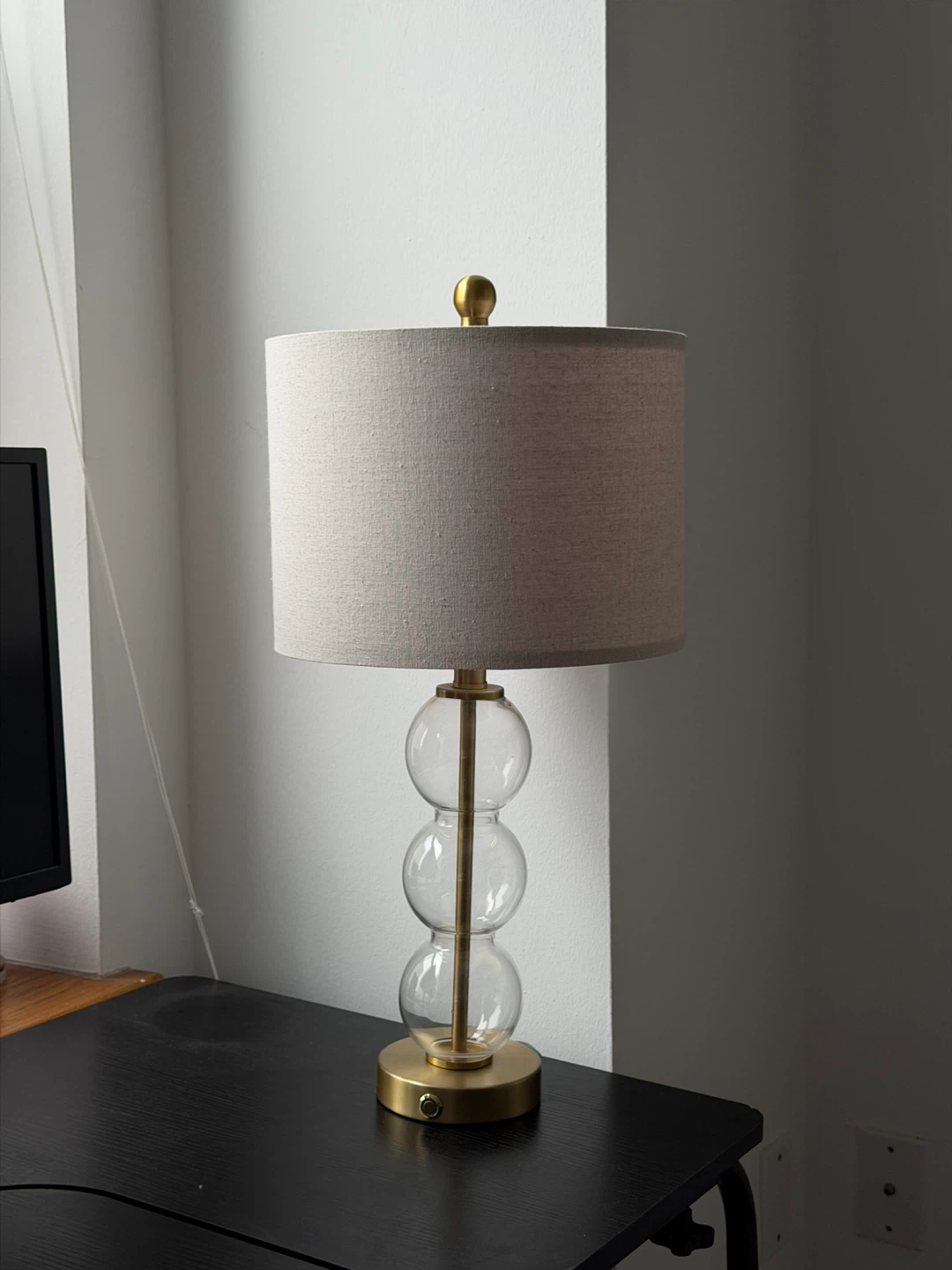 Glass Bubble Accent Table Lamp