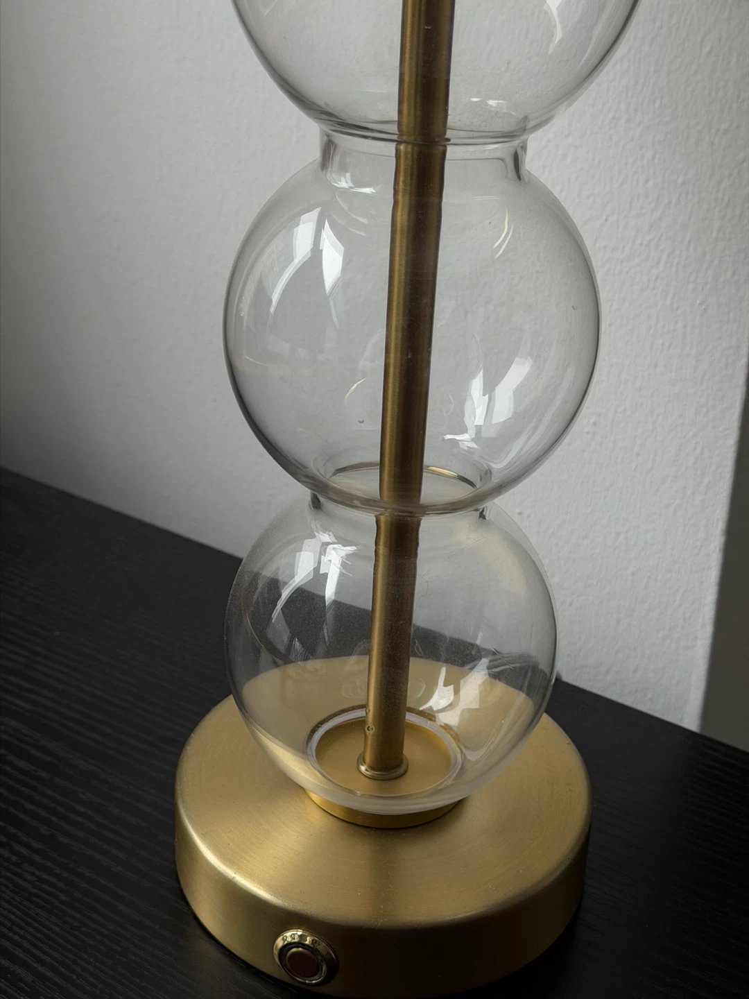 Glass Bubble Accent Table Lamp - photo 3