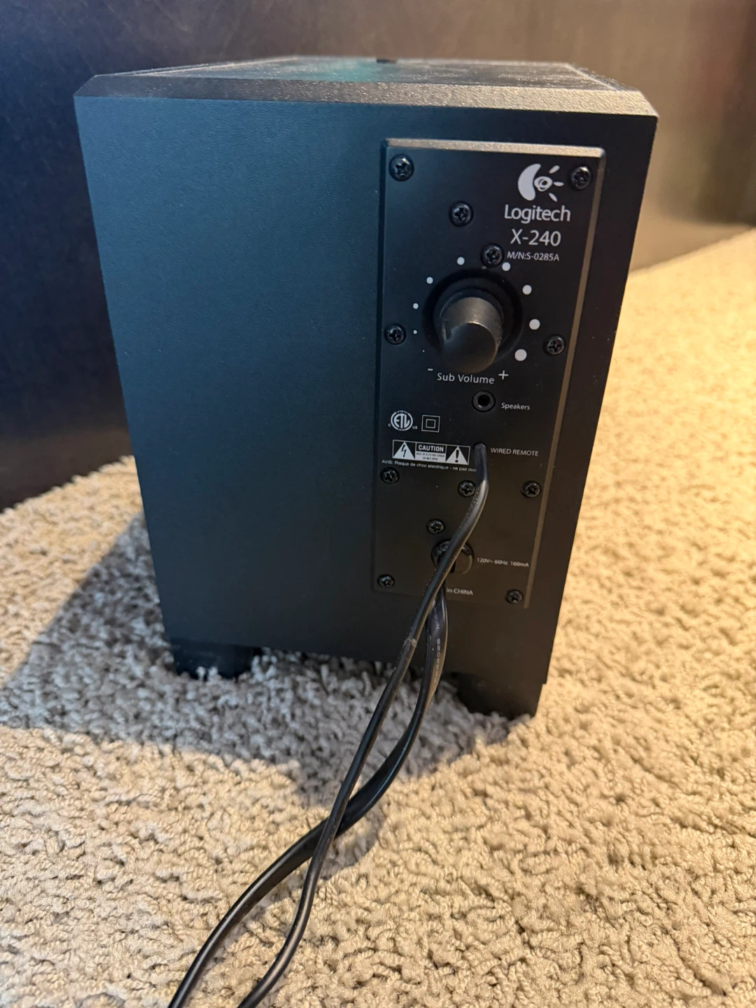 Logitech X-240 Speaker System