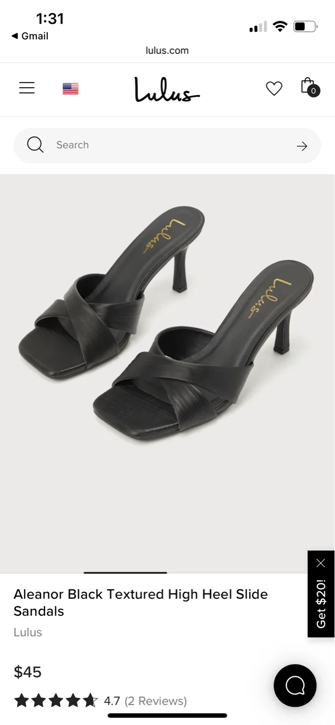 Lulus Aleanor Black Textured High Heel Slide Sandals (size 7) - photo 5