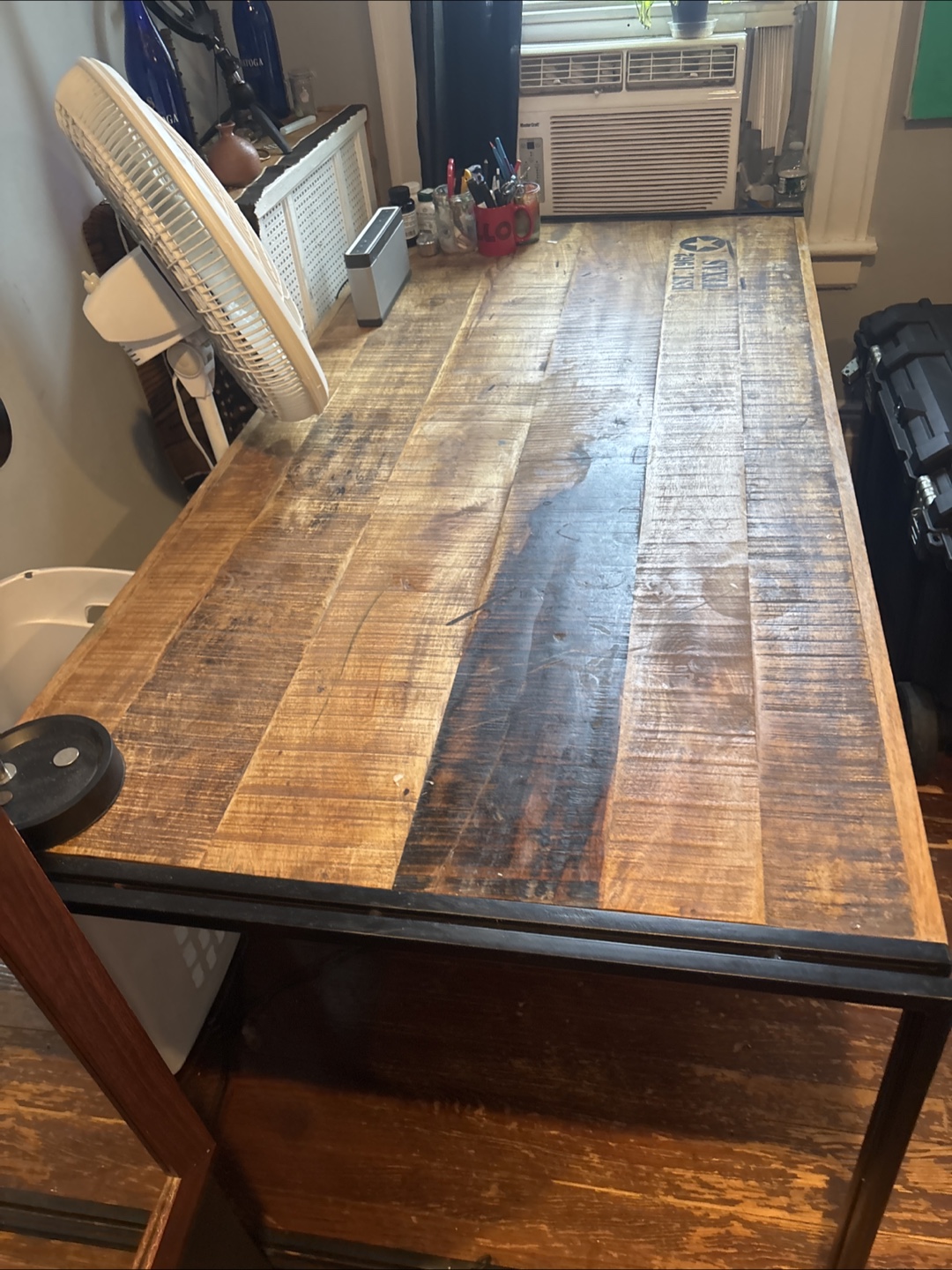 Large Wood Table (Dining, Painting, work) - photo 5