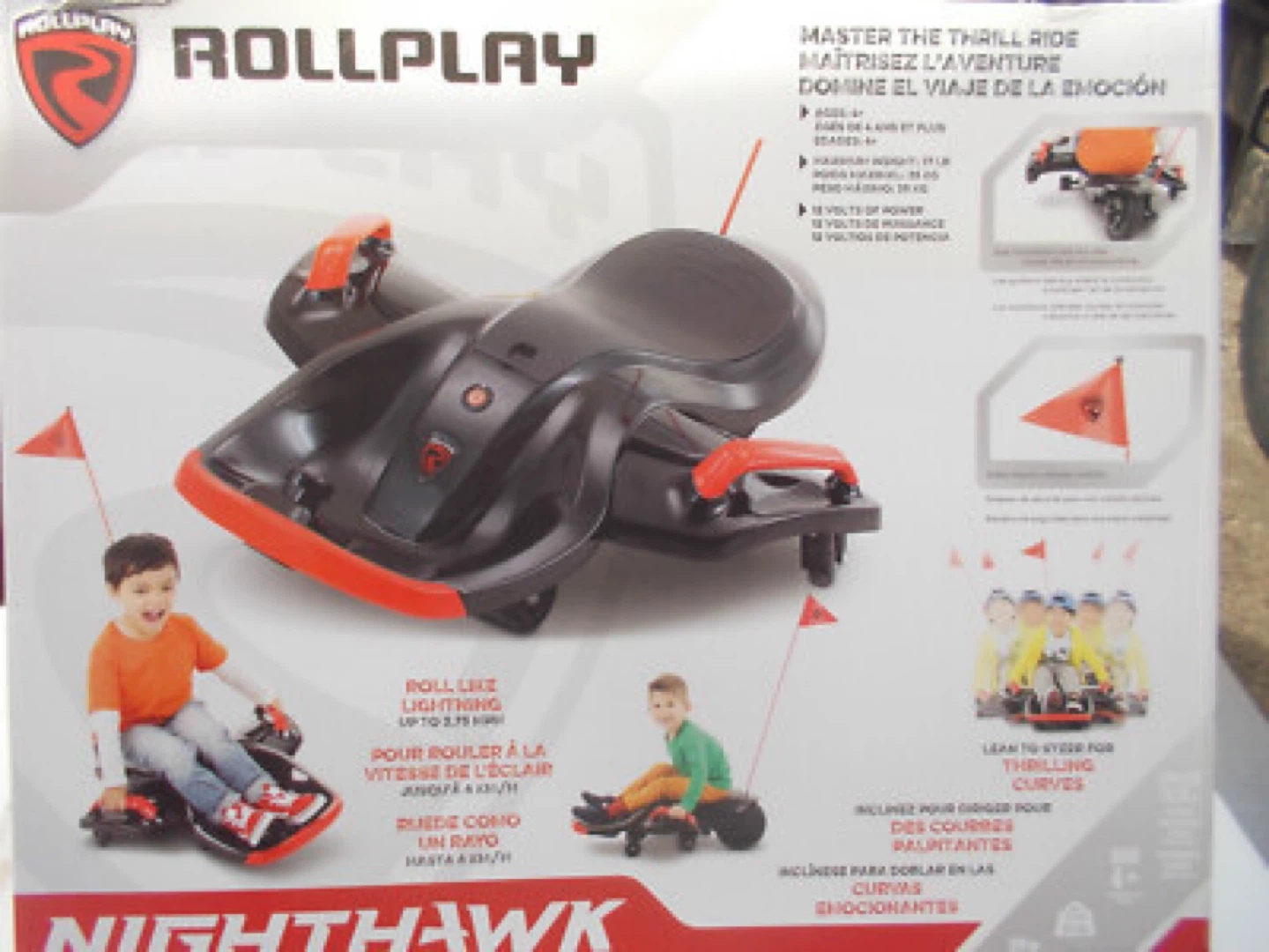 Rollplay Nighthawk Bolt 12V Electric Ride-On Toy