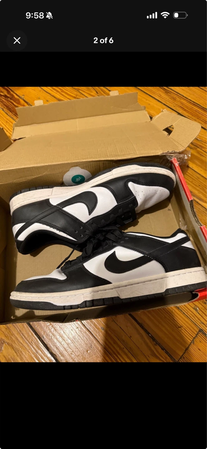 Nike Dunk Low Retro "Panda" - Size 9 - photo 3