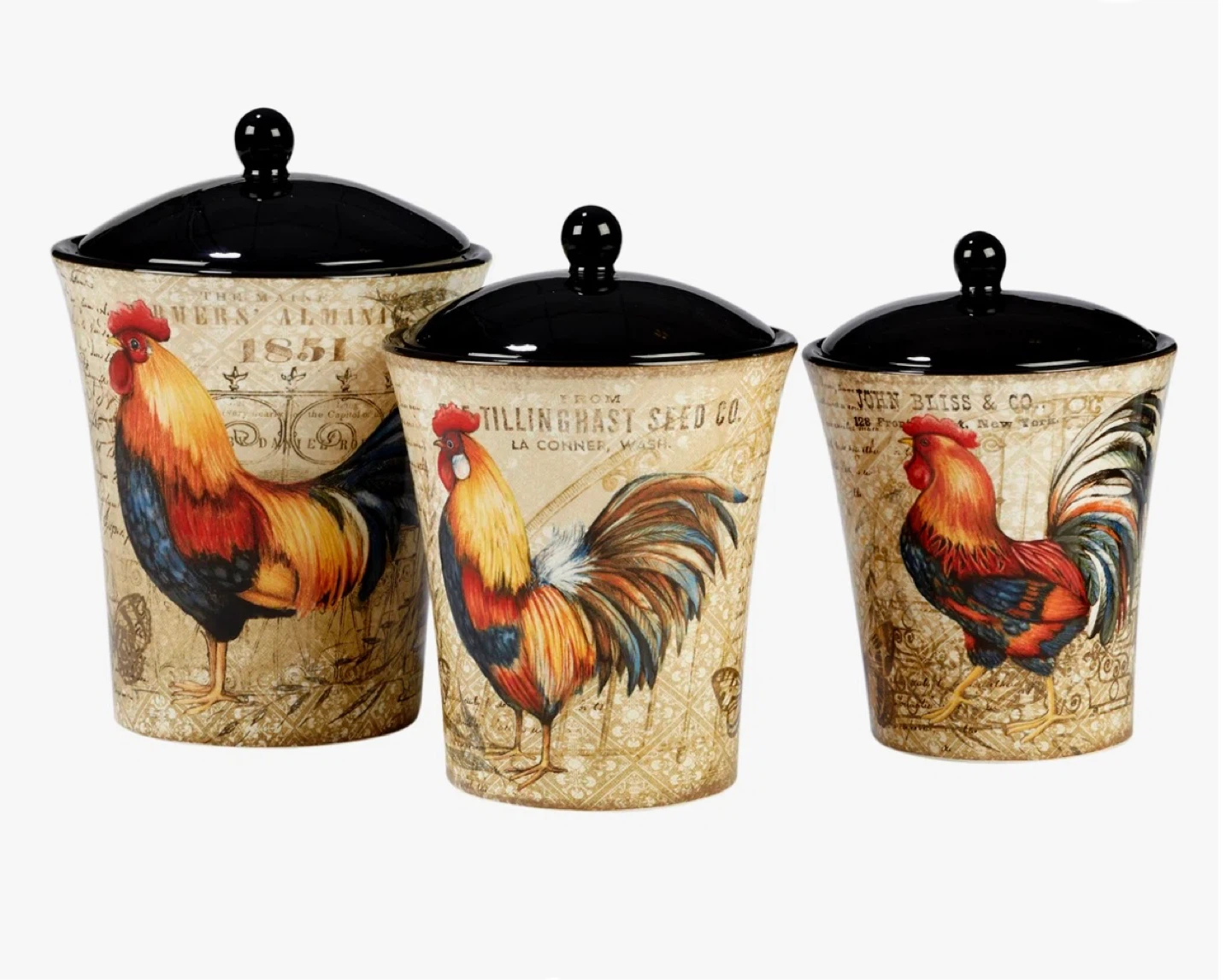 3 Piece Canister Set