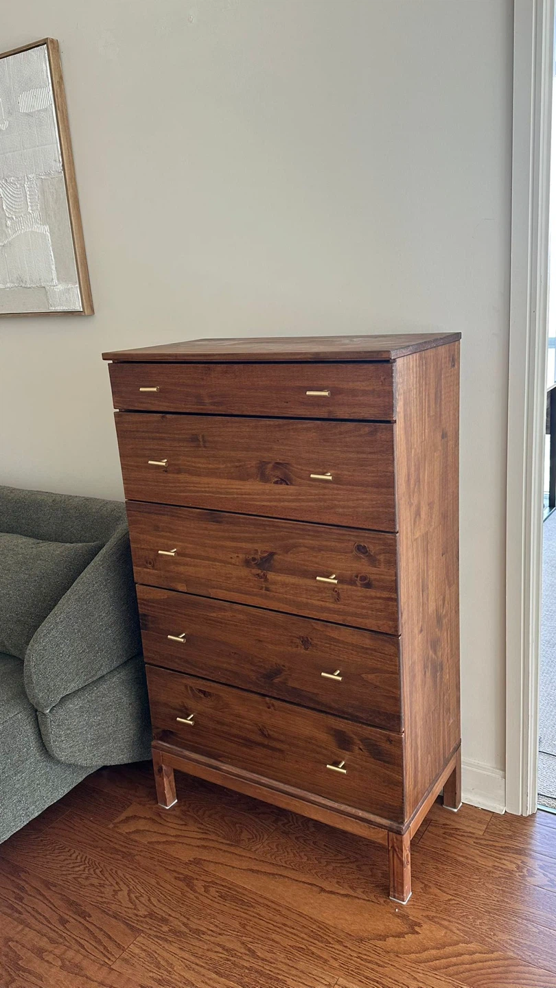 5-Drawer Dresser (Solid wood) - photo 2