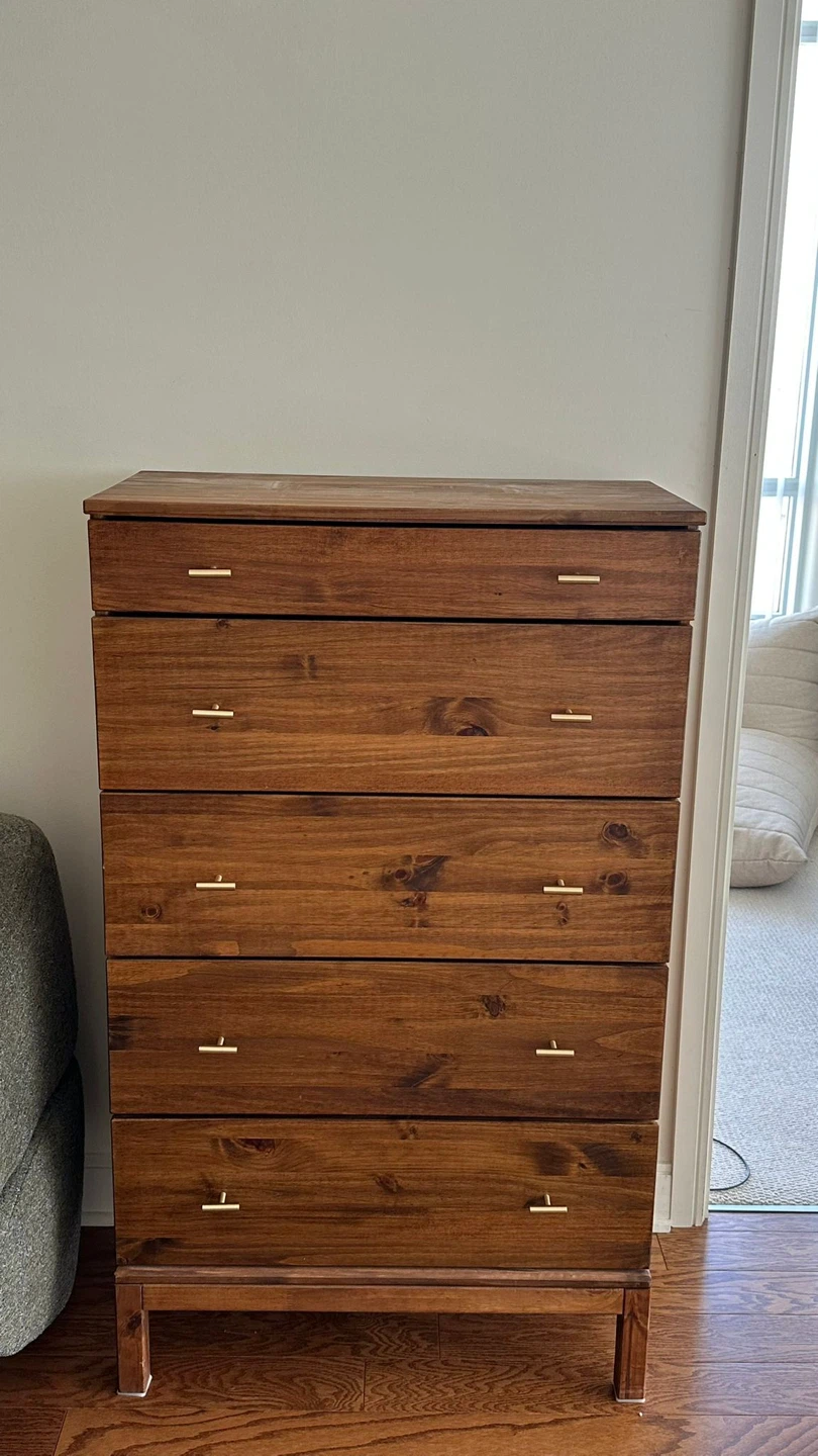 5-Drawer Dresser (Solid wood) - photo 4