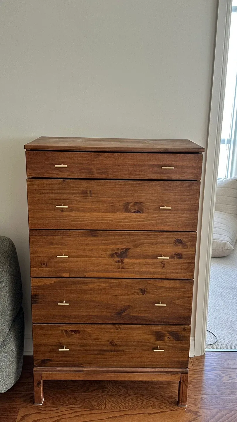 5-Drawer Dresser (Solid wood) - photo 4