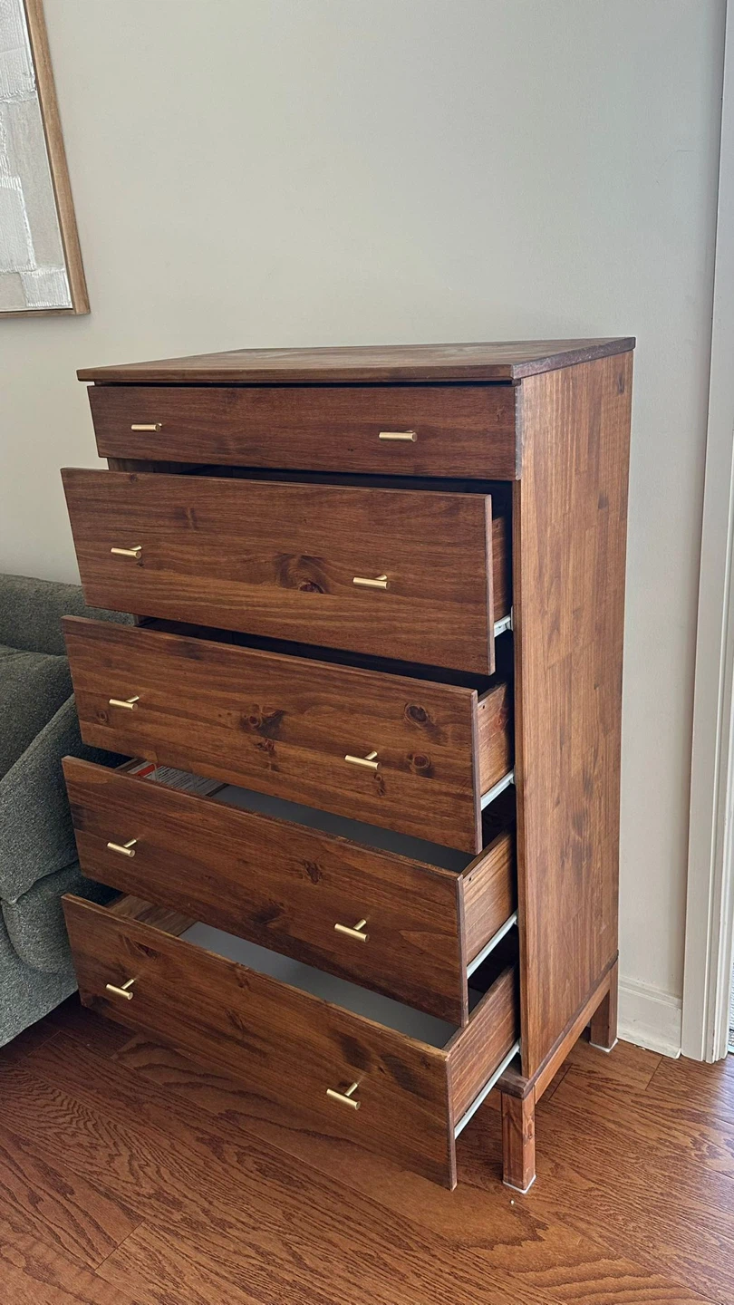 5-Drawer Dresser (Solid wood) - photo 3