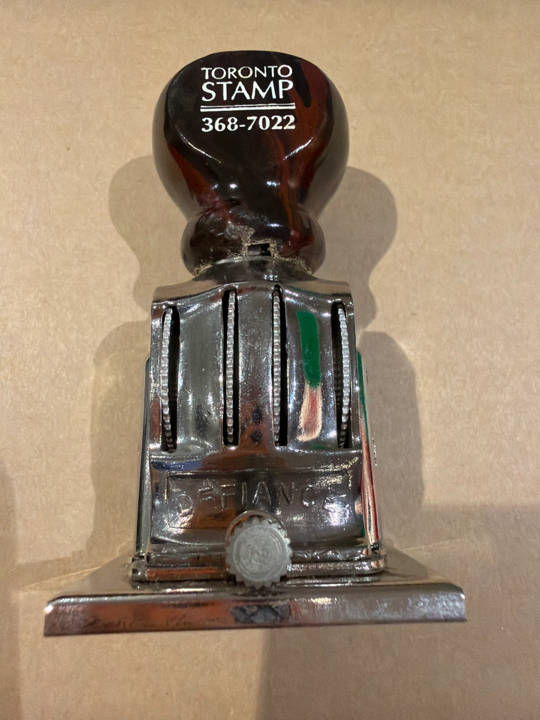 Vintage Defiance Band Dater No. 2 Plate - photo 2
