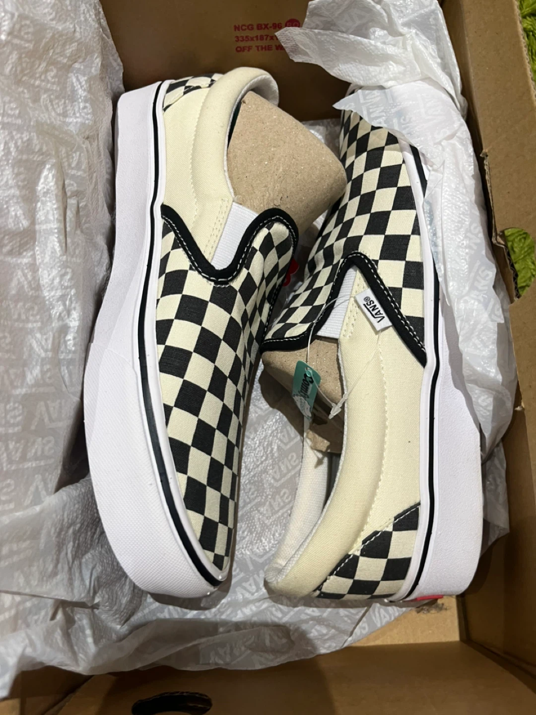 Vans Comfycush Slip-On Checkerboard Shoes - Women's 9.5 - photo 2