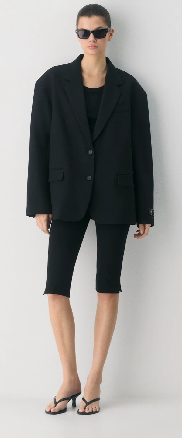 Babaton Vogue oversized blazer in black