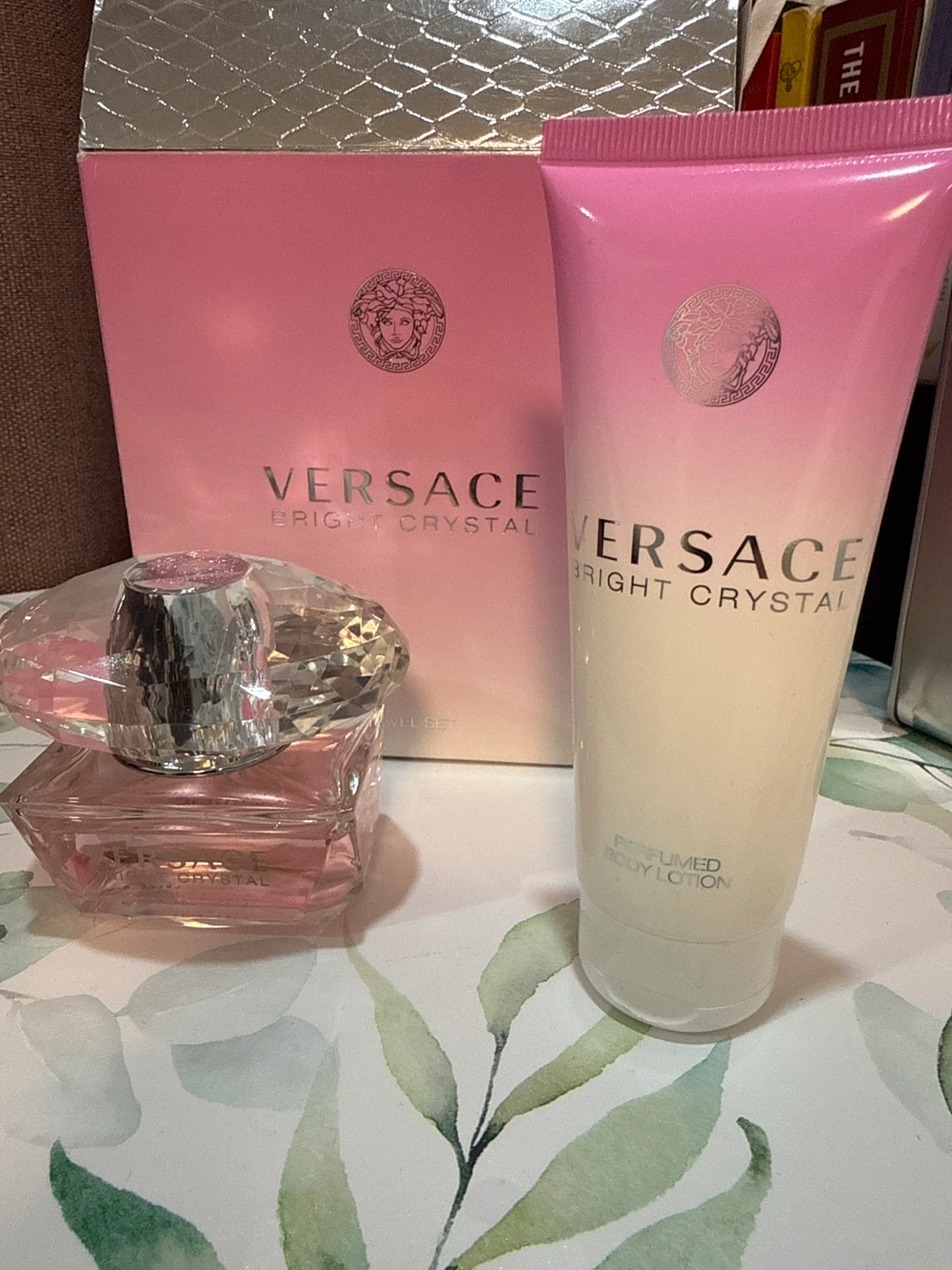 Versace Bright Crystal Perfume and Body Lotion Set