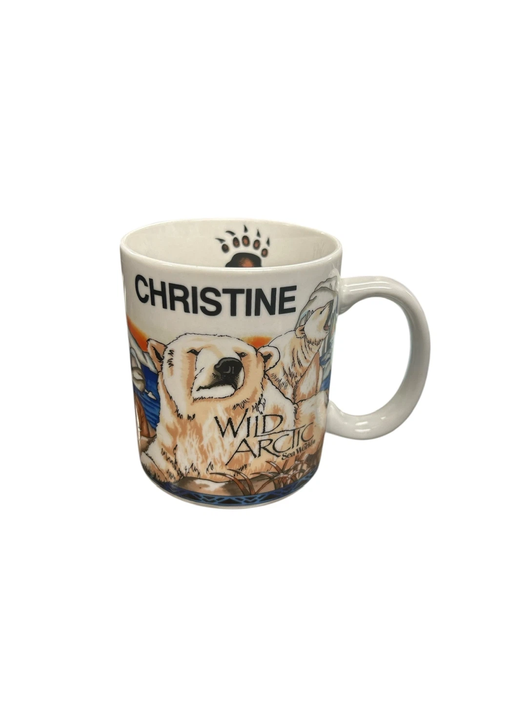 Personalized Christine "Wild Arctic" Ceramic Mug