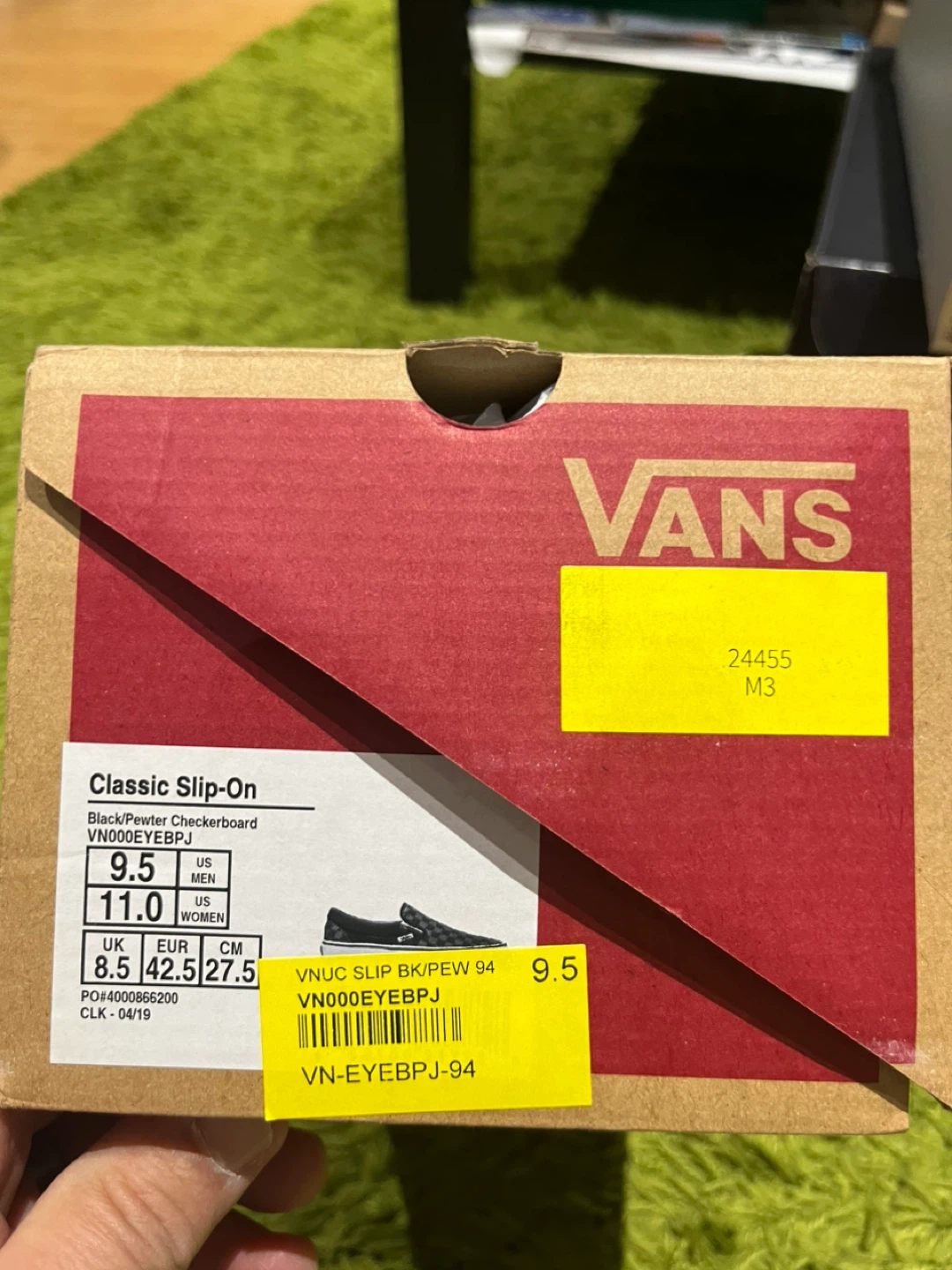 Vans Classic Slip-On Checkerboard Shoes