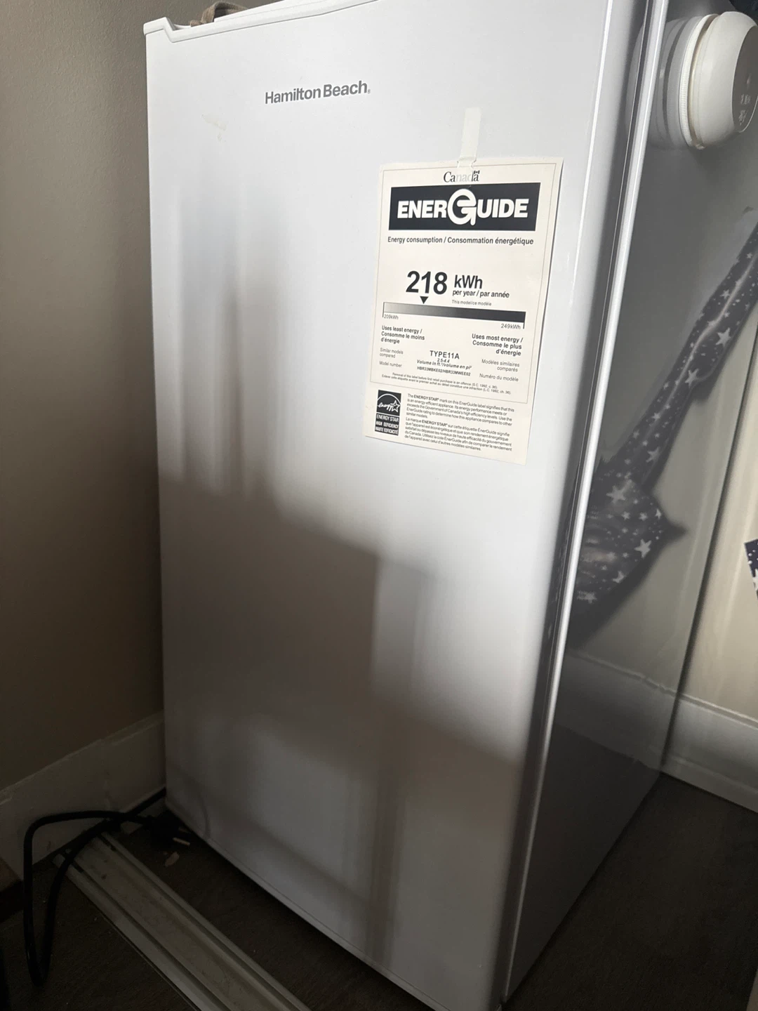 Hamilton Beach Mini Fridge