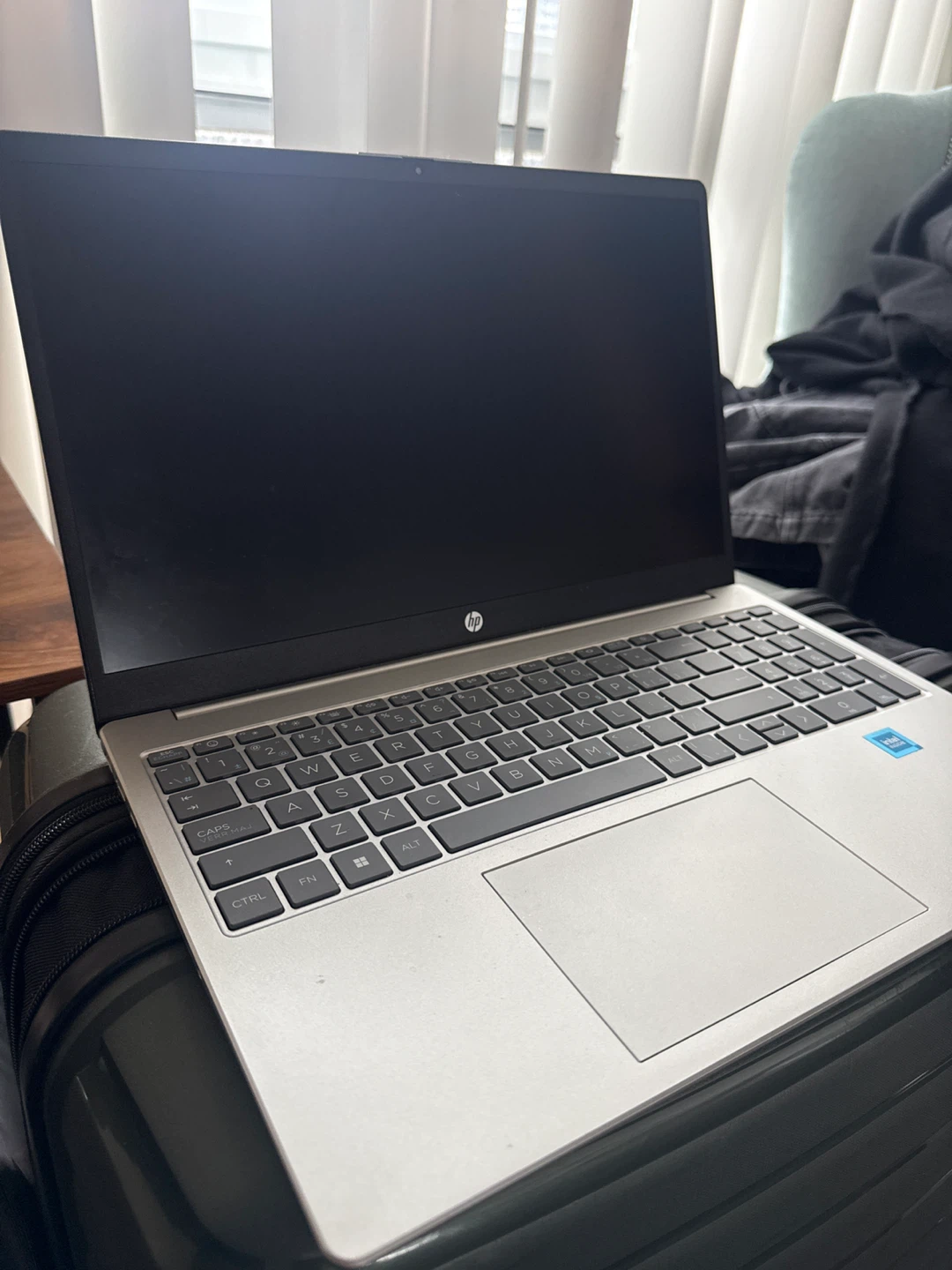 HP Laptop with Shinchan Stickers