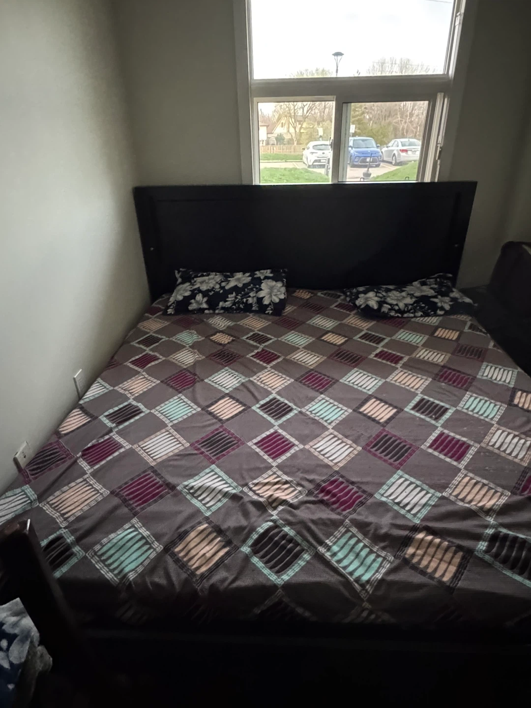 Black king  Bed Frame with Storage Drawers - photo 2