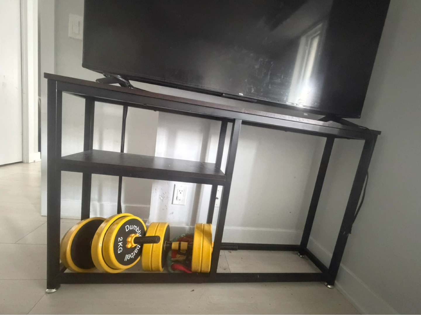 TV Stand with Storage Shelves - photo 2