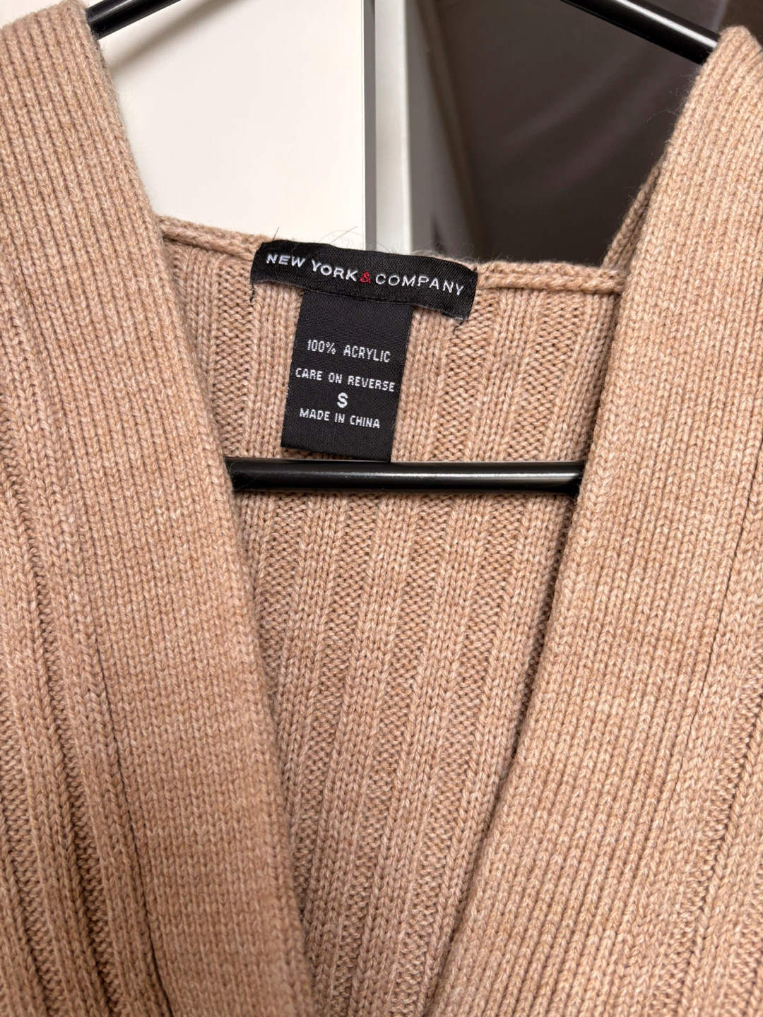 New York & Company Ribbed Cardigan - Size S - photo 2