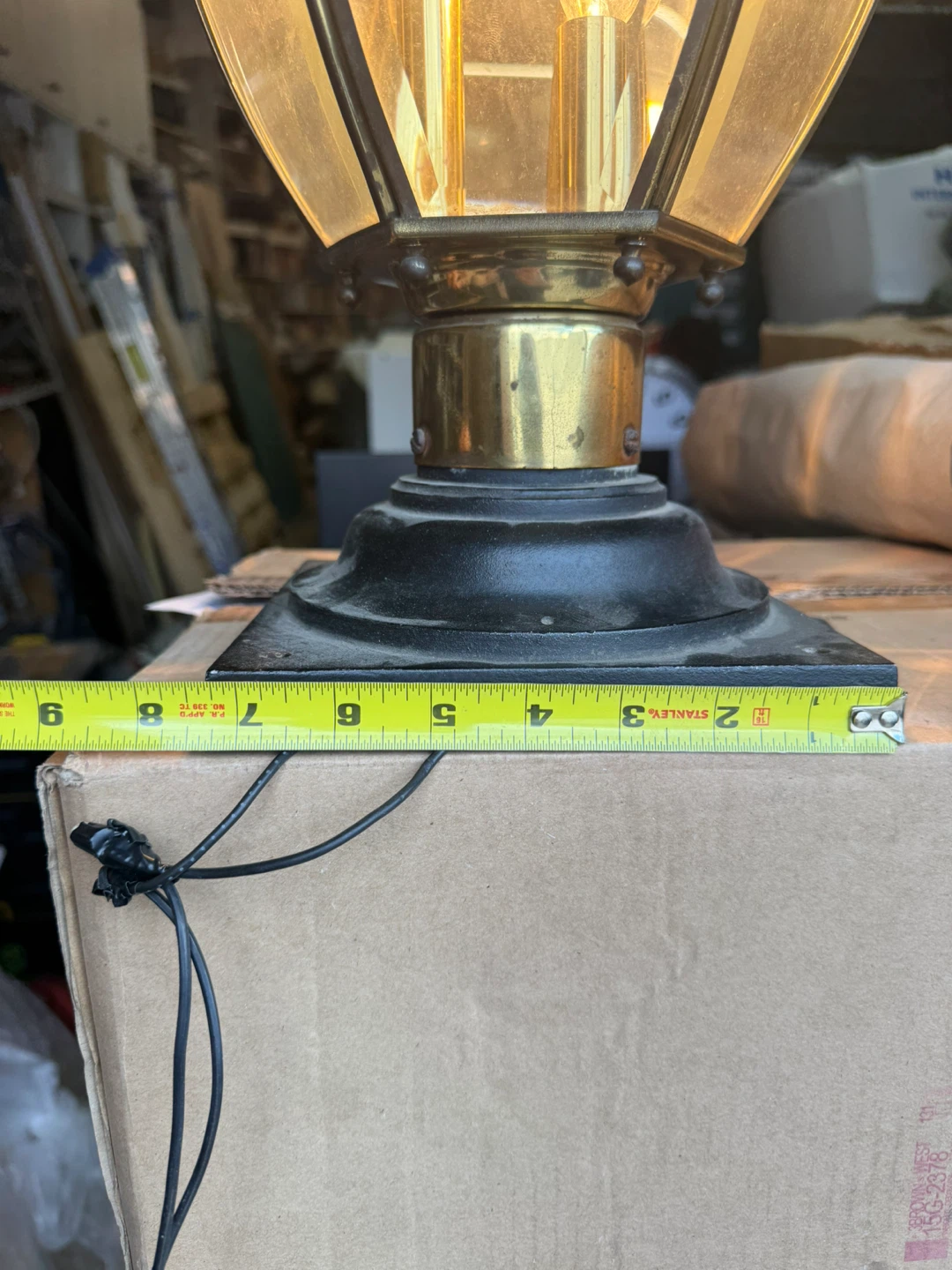 Vintage Outdoor Post Lantern Light Fixture - photo 2