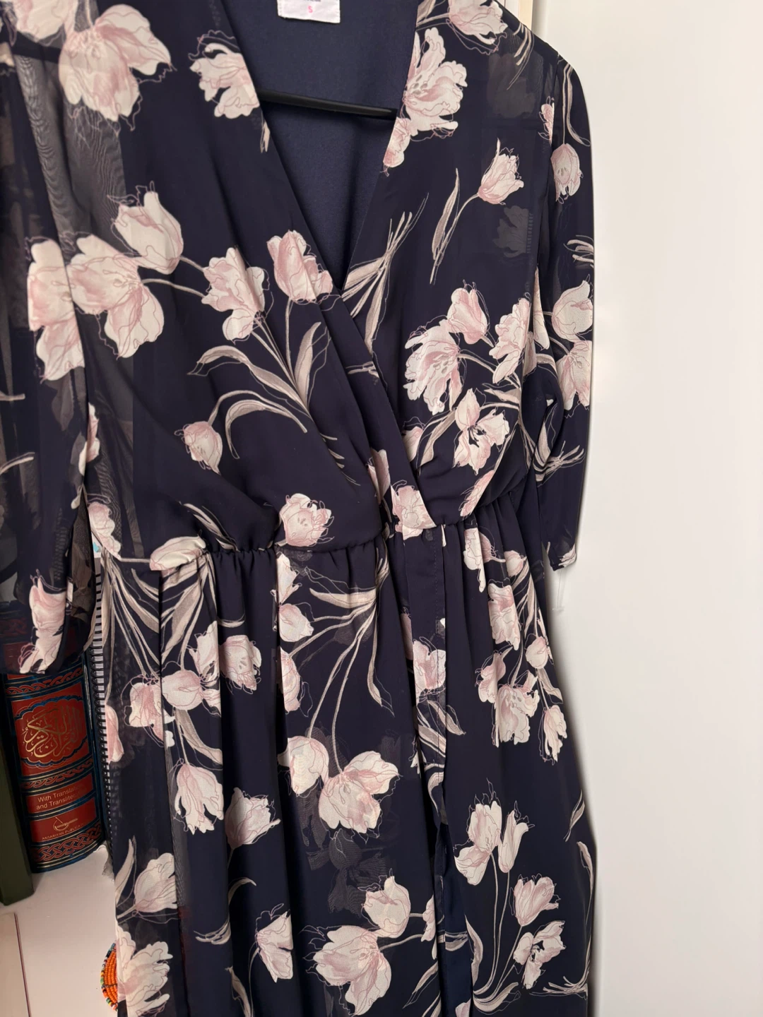 Sienna Sky Navy Floral Mini Dress - Size S
